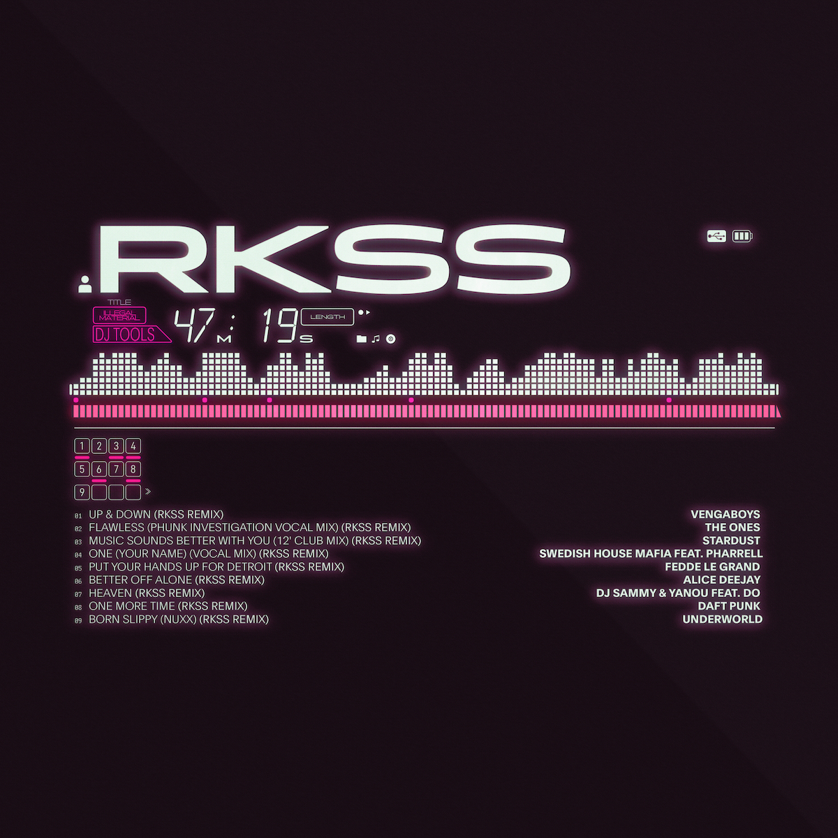 Rkss Remixes Underworld And Vengaboys On Dj Tools Illegal Material