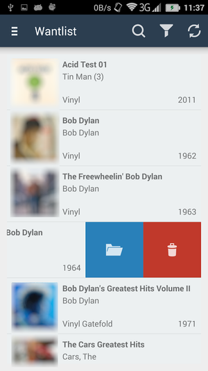 This app lets Android users manage their Discogs account on the move