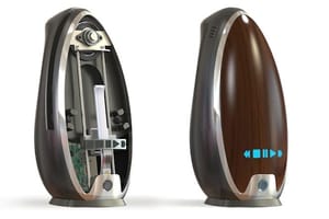 New vertical record player lets you play your vinyl with a remote control